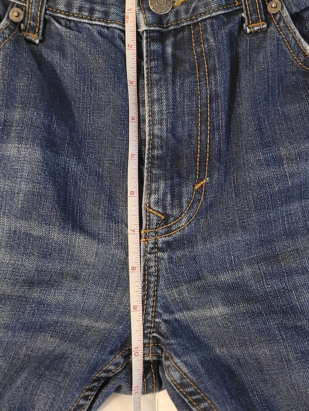 Banana Republic, Vintage Straight, Medium Wash Jeans, Fits Like 33x30. - Picture 7 of 16